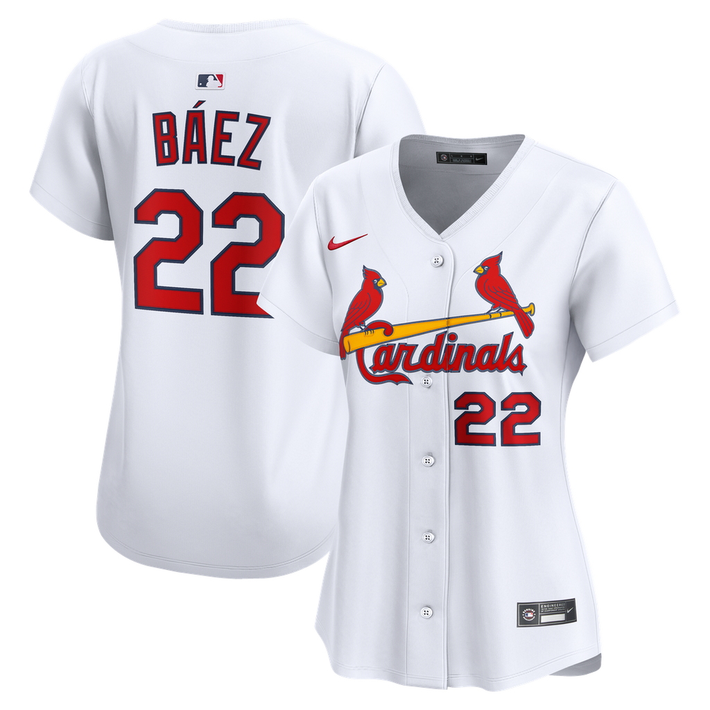 Joshua Báez St. Louis Cardinals Women's Home Limited Player Jersey - White