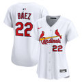 Joshua Báez St. Louis Cardinals Women's Home Limited Player Jersey - White