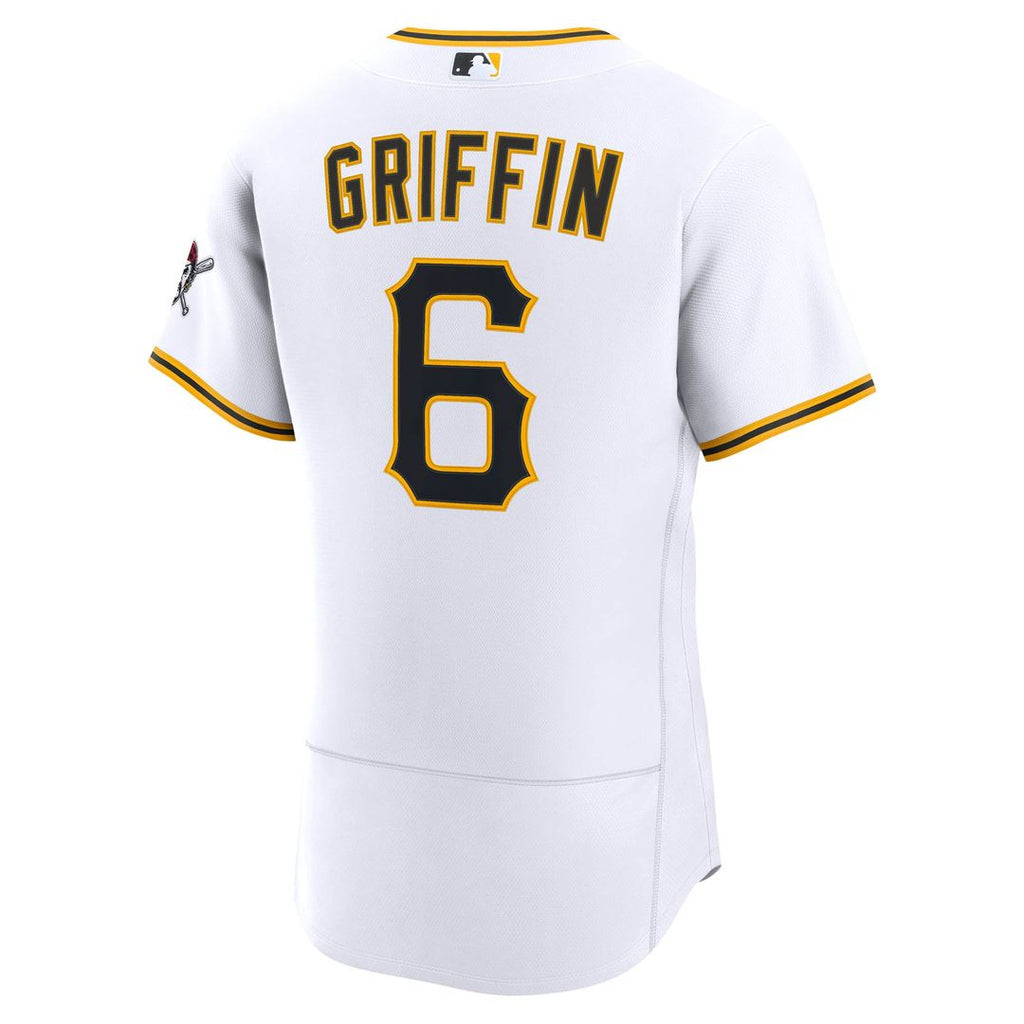 Konnor Griffin Pittsburgh Pirates Home Authentic Jersey - White