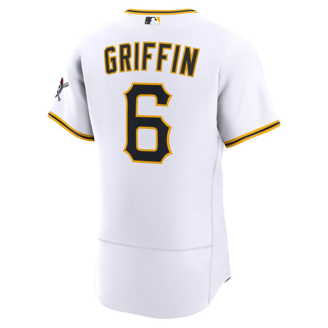 Konnor Griffin Pittsburgh Pirates Home Authentic Jersey - White