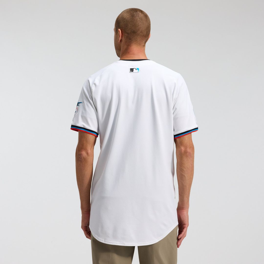 Miami Marlins Home Elite Jersey - White