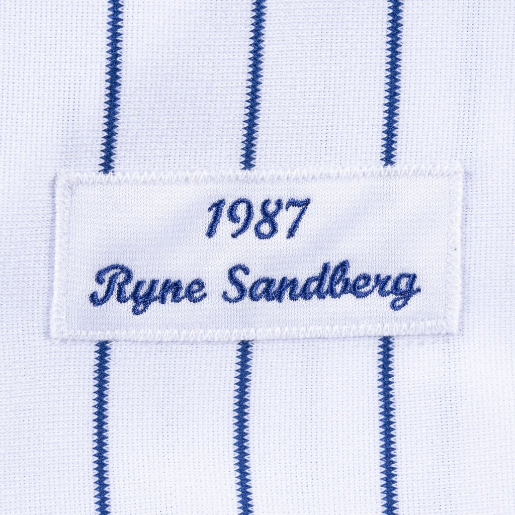 Ryne Sandberg Chicago Cubs Cooperstown Collection 1987 Authentic Player Jersey - White