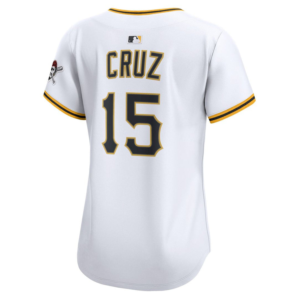 Oneil Cruz Pittsburgh Pirates Women's Home Limited Player Jersey - White