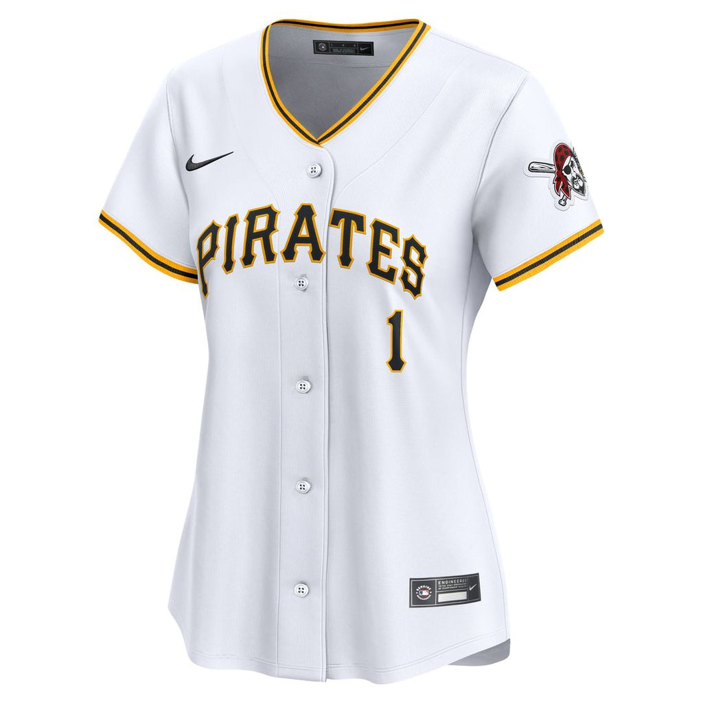 Pittsburgh Pirates Women's #1 Mom Home Limited Jersey - White