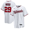 James Wood Washington Nationals Home Replica Jersey - White
