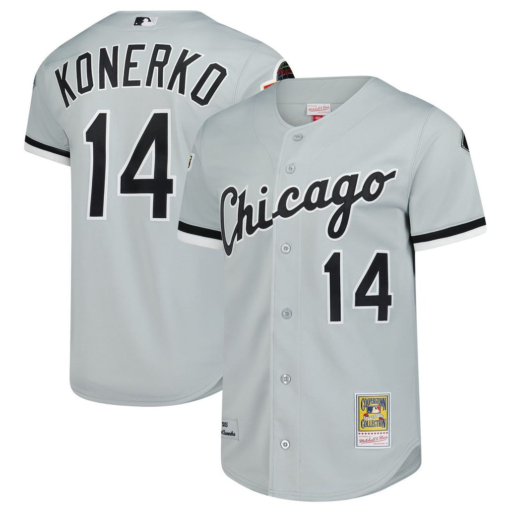 Paul Konerko Chicago White Sox 2005 Cooperstown Collection Authentic Jersey - Gray