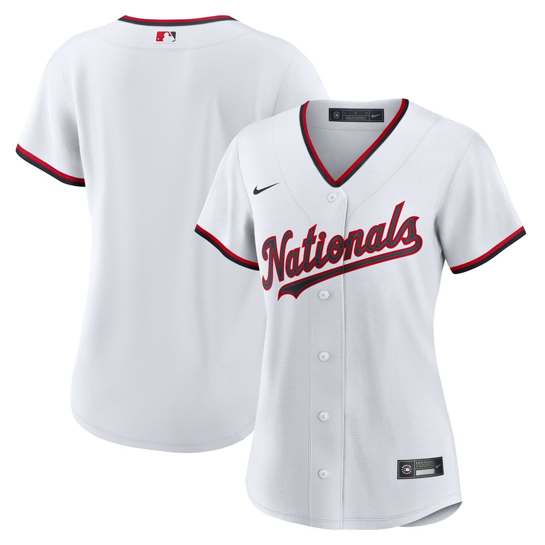 Washington Nationals Women's Home Replica 2.0 Jersey - White