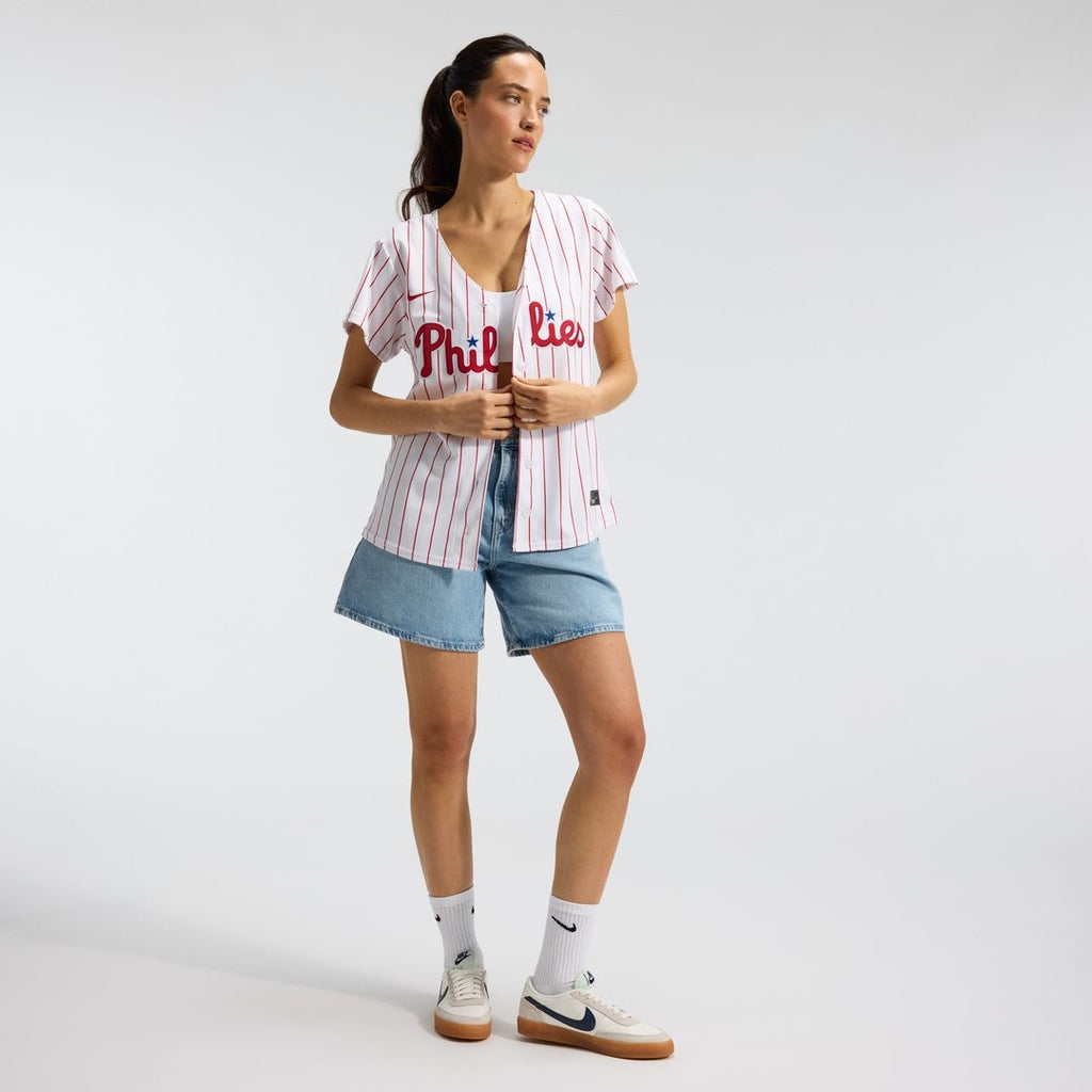 Philadelphia Phillies Women's Home Replica Team Jersey - White