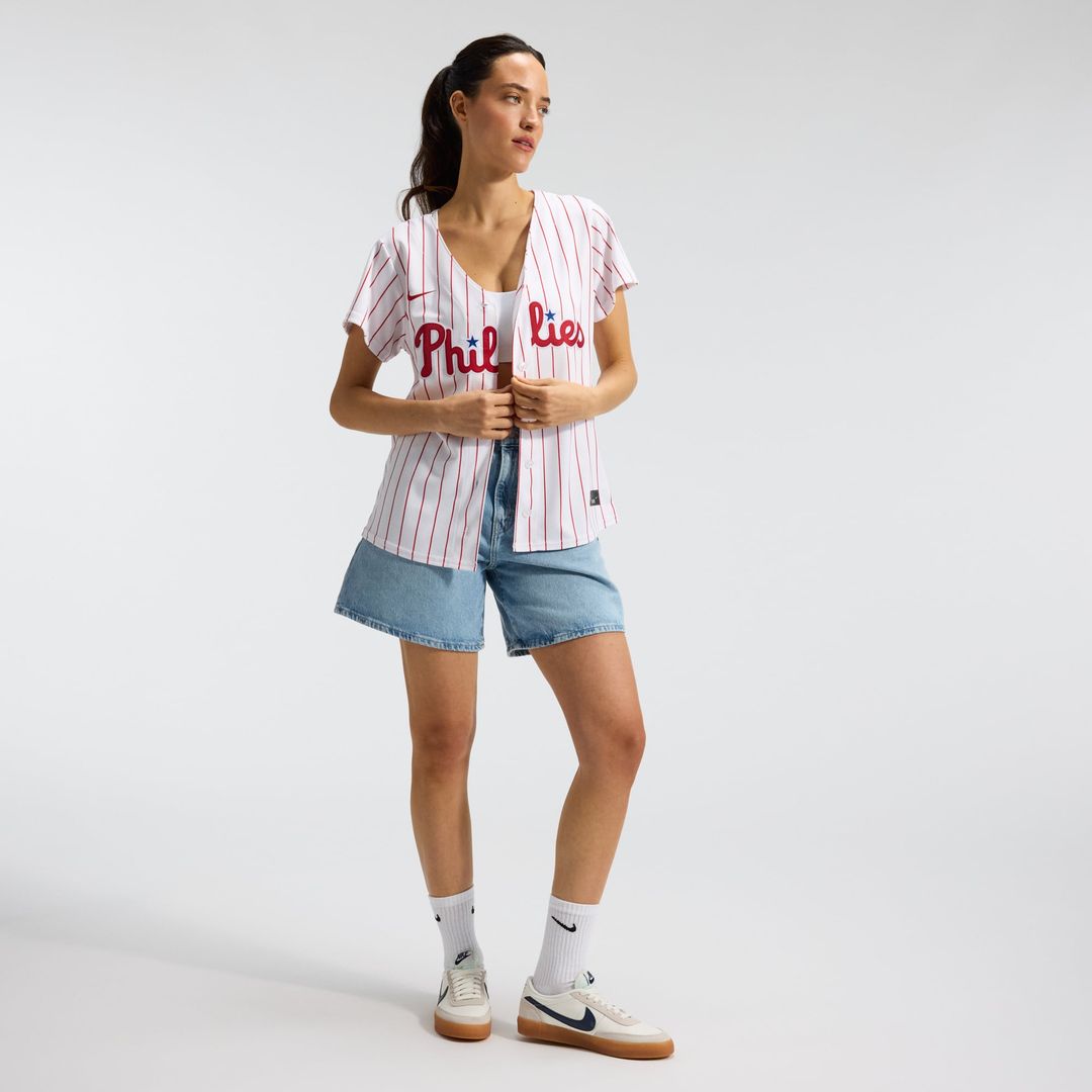 Philadelphia Phillies Women's Home Replica Team Jersey - White