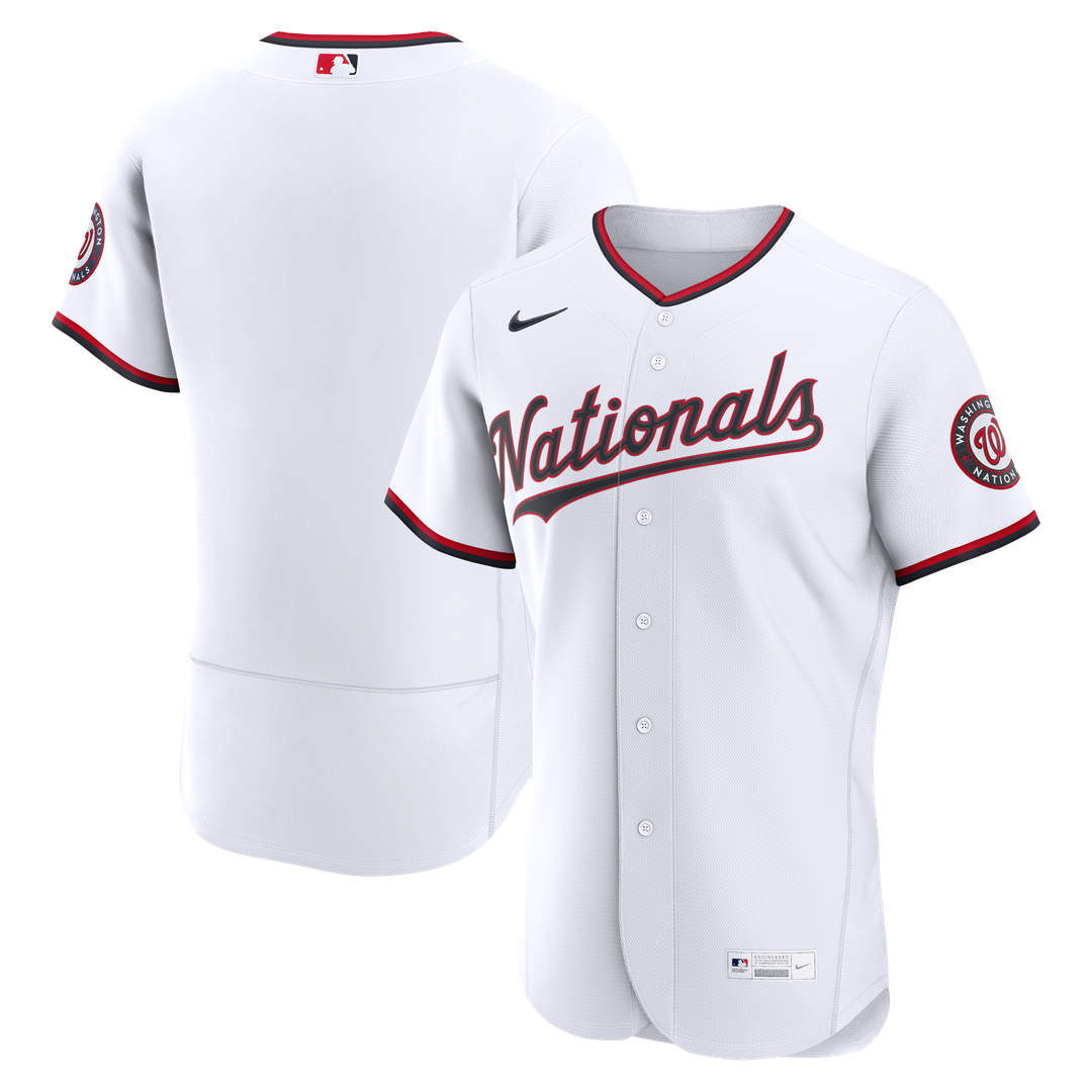 Washington Nationals Home Authentic Jersey - White