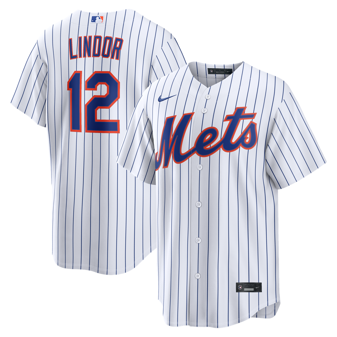 Francisco Lindor New York Mets Alternate Replica Jersey - Black