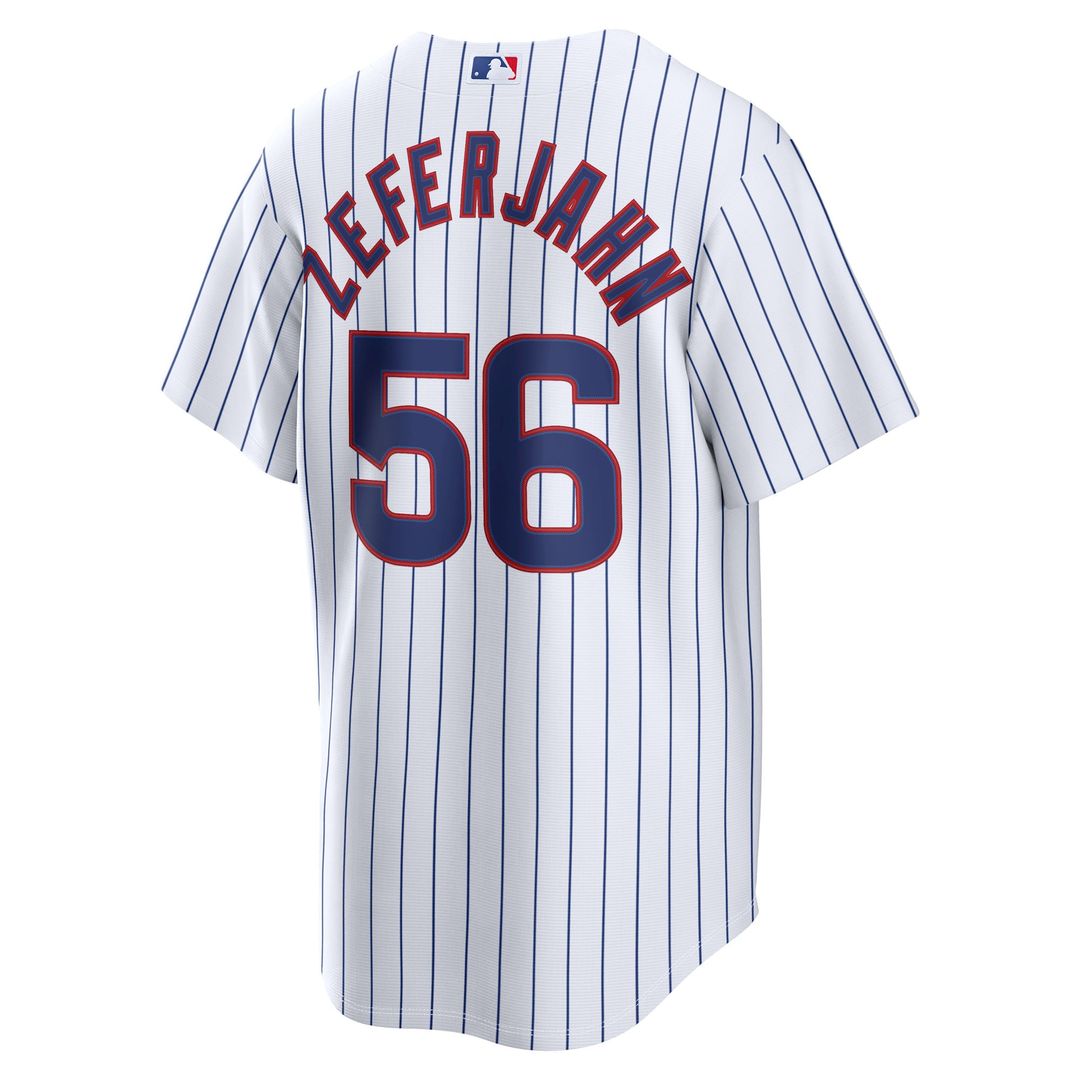 Ryan Zeferjahn Chicago Cubs Home Replica Jersey - White
