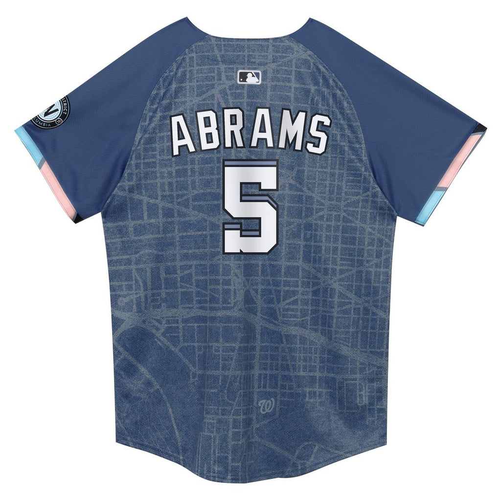 CJ Abrams Washington Nationals Preschool City Connect 2025 Limited Player Jersey - Blue
