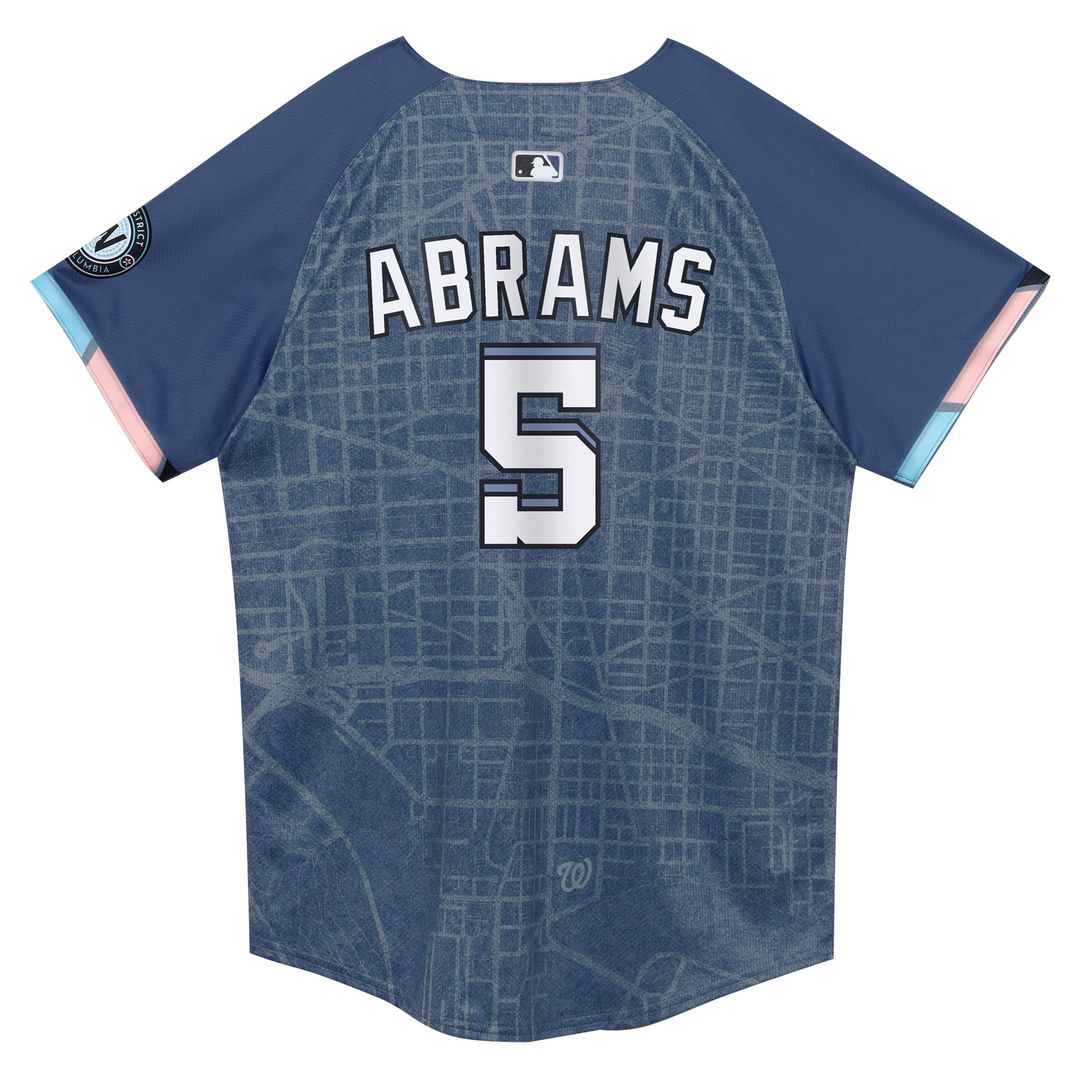 CJ Abrams Washington Nationals Preschool City Connect 2025 Limited Player Jersey - Blue