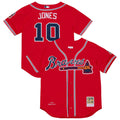 Chipper Jones Atlanta Braves 2006 Cooperstown Collection Authentic Jersey - Red