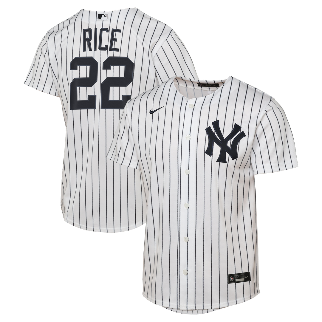 Ben Rice New York Yankees Youth Home Replica Jersey - White