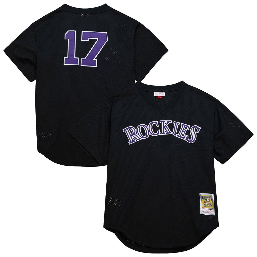 Todd Helton Colorado Rockies Authentic Batting Practice Jersey - Black