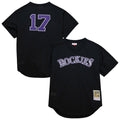 Todd Helton Colorado Rockies Authentic Batting Practice Jersey - Black