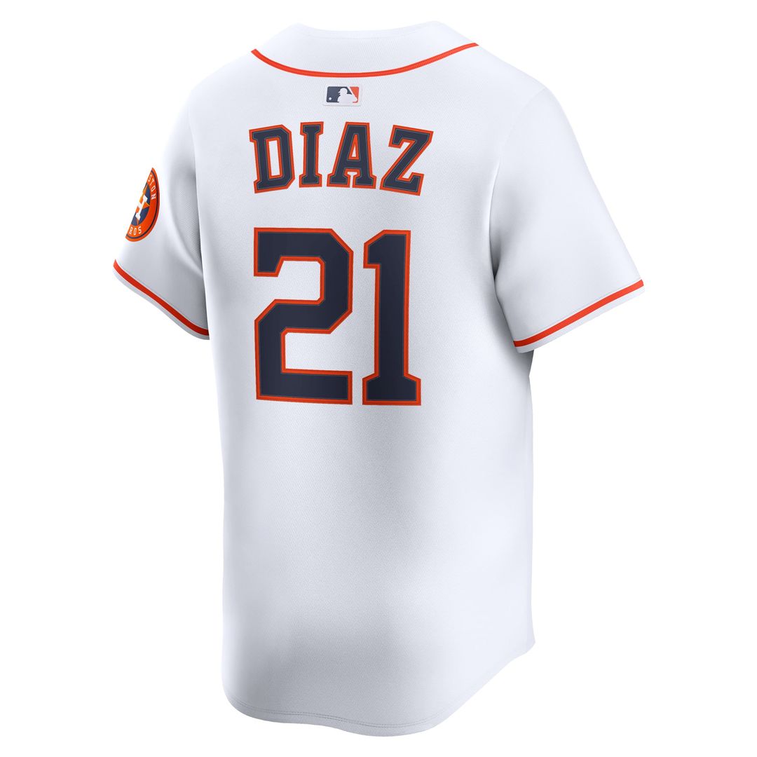 Yainer Diaz Houston Astros Home Limited Player Jersey - White