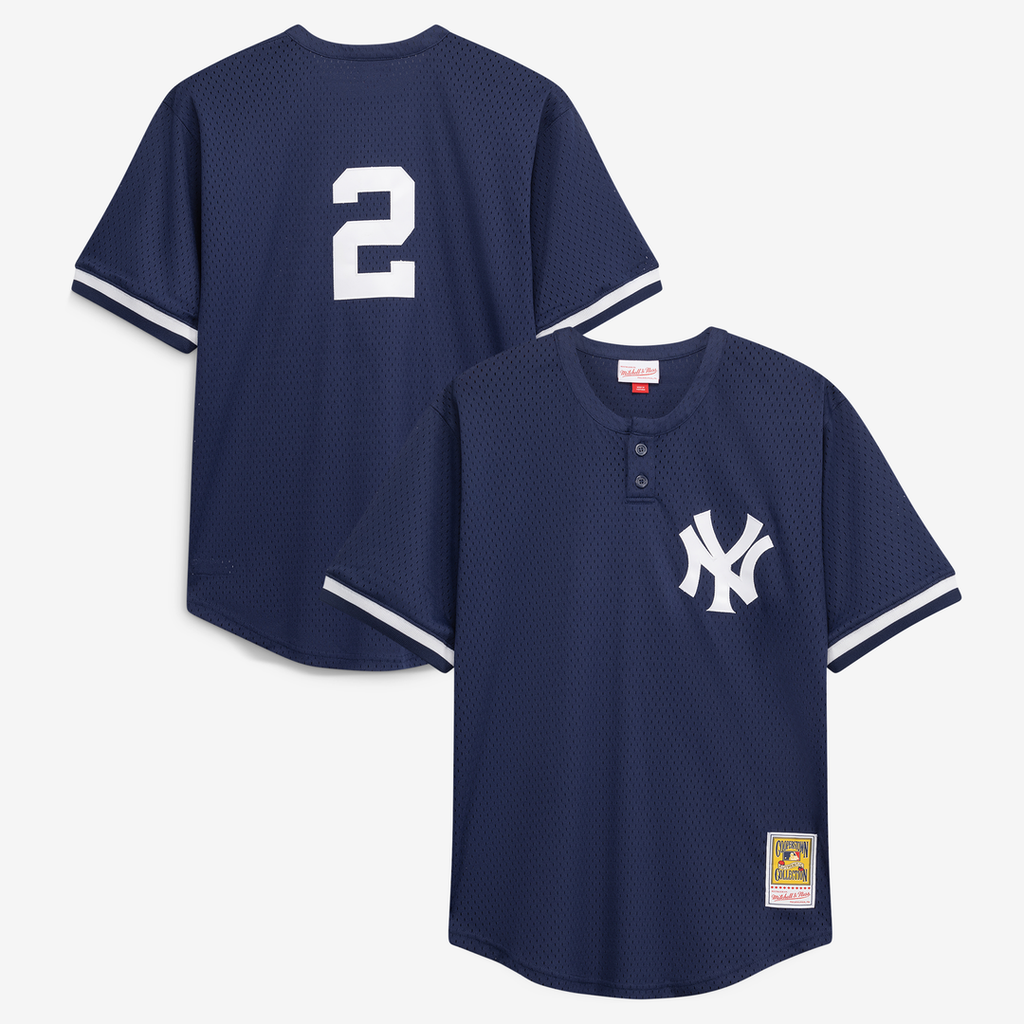 Derek Jeter New York Yankees Big & Tall Batting Practice Replica Player Jersey - Navy