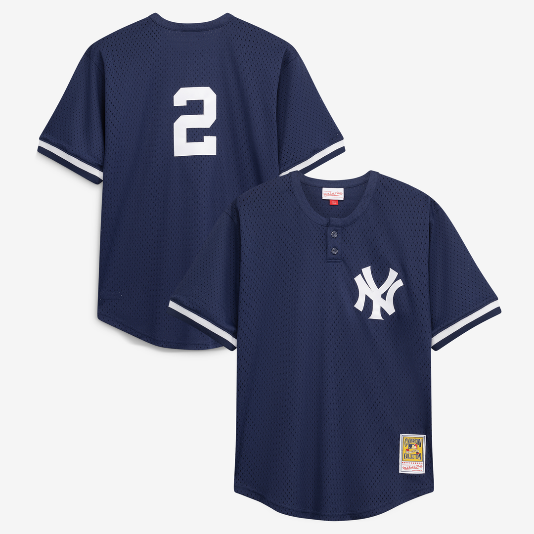 Derek Jeter New York Yankees Big & Tall Batting Practice Replica Player Jersey - Navy