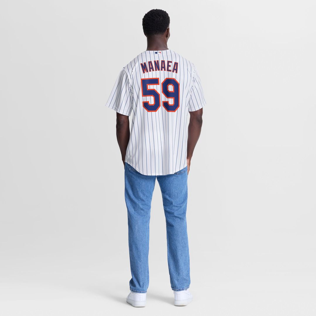 Sean Manaea New York Mets Home Replica Jersey - White