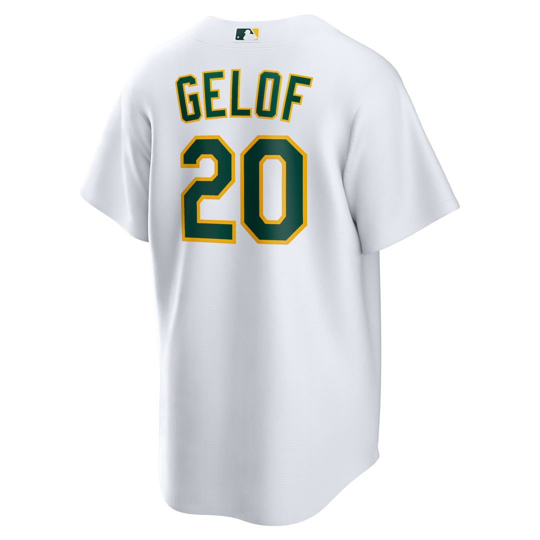 Zack Gelof Athletics Home Replica Jersey - White