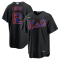 Francisco Lindor New York Mets Alternate Replica Jersey - Black