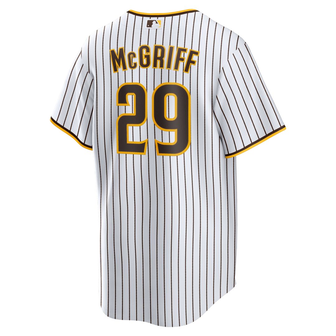 Fred McGriff San Diego Padres Home Retired Player Replica Jersey - White