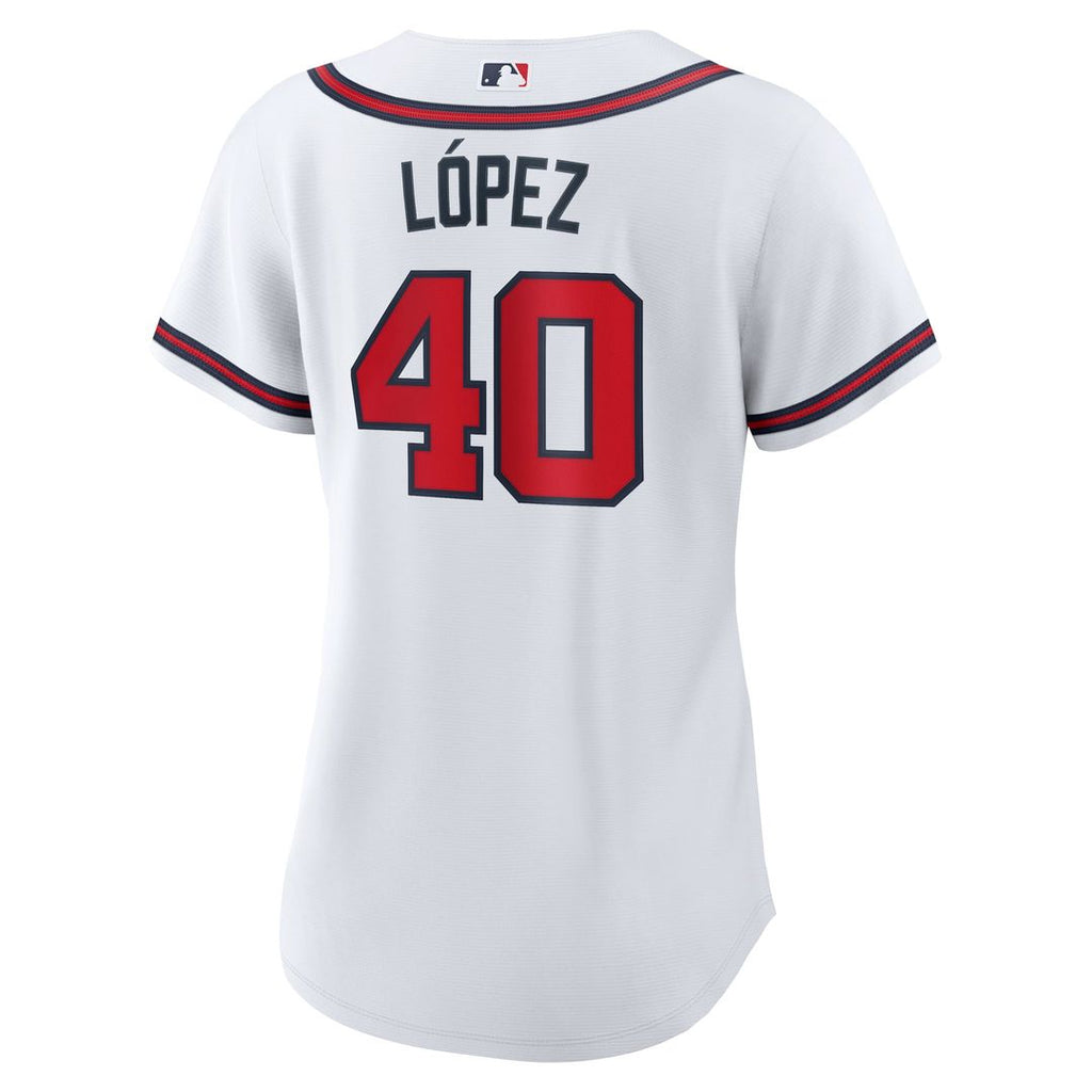 Reynaldo Lopez Atlanta Braves Women's Home Replica Jersey - White