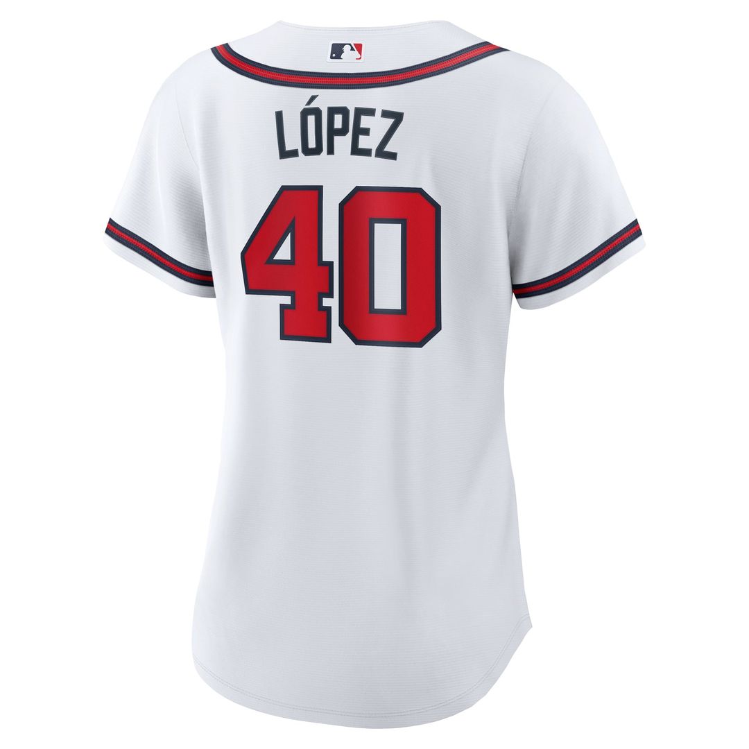 Reynaldo Lopez Atlanta Braves Women's Home Replica Jersey - White