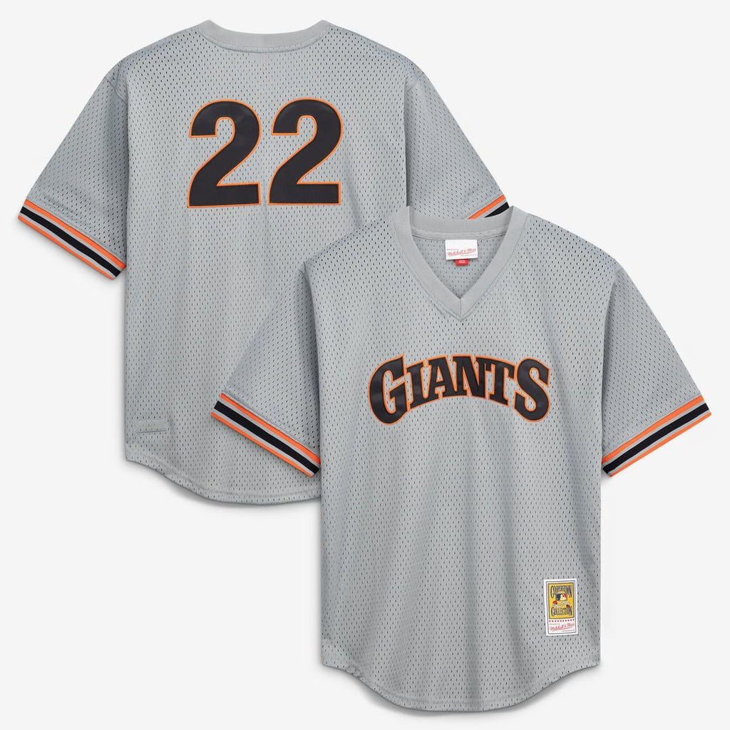 Will Clark San Francisco Giants Authentic Batting Practice Jersey - Gray