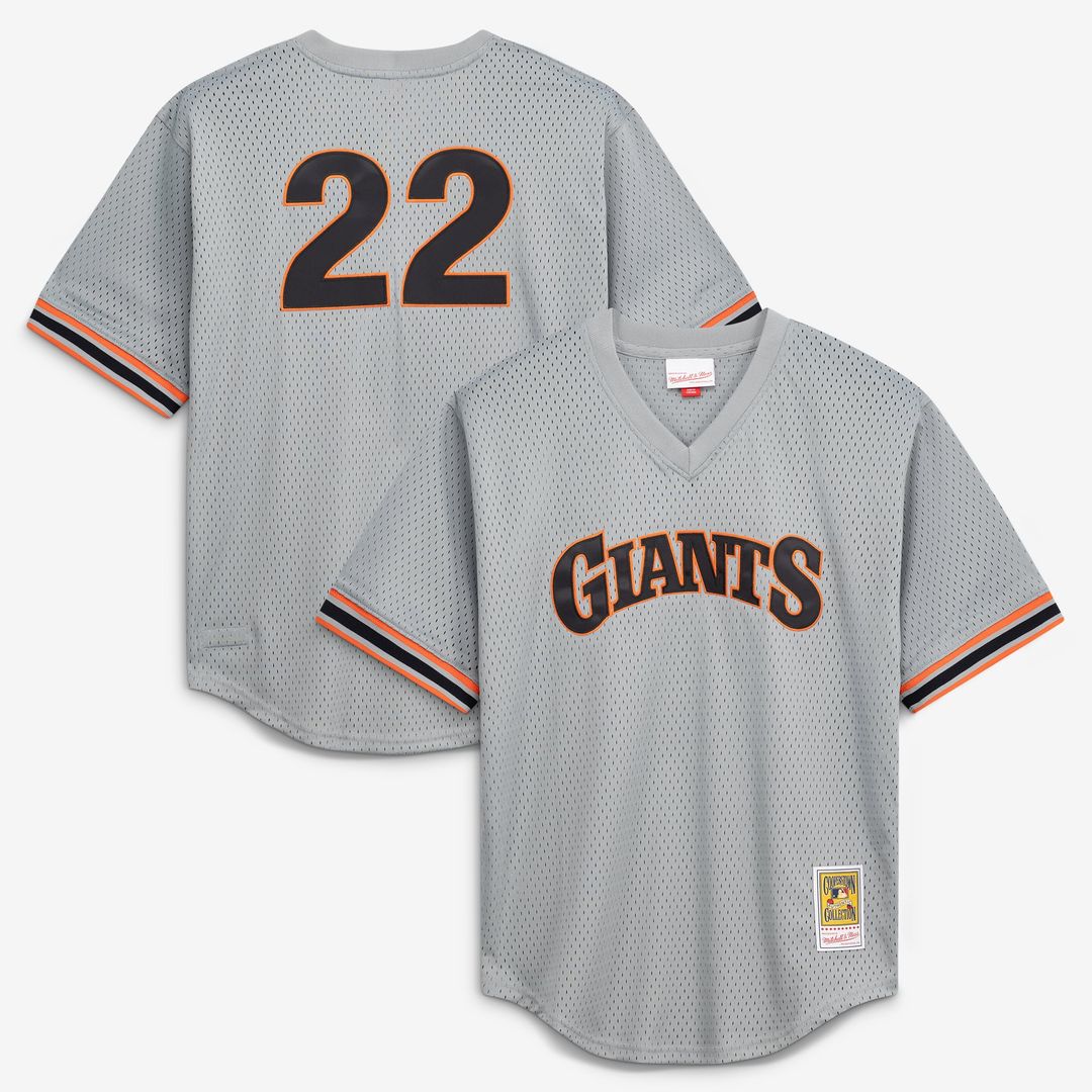 Will Clark San Francisco Giants Authentic Batting Practice Jersey - Gray