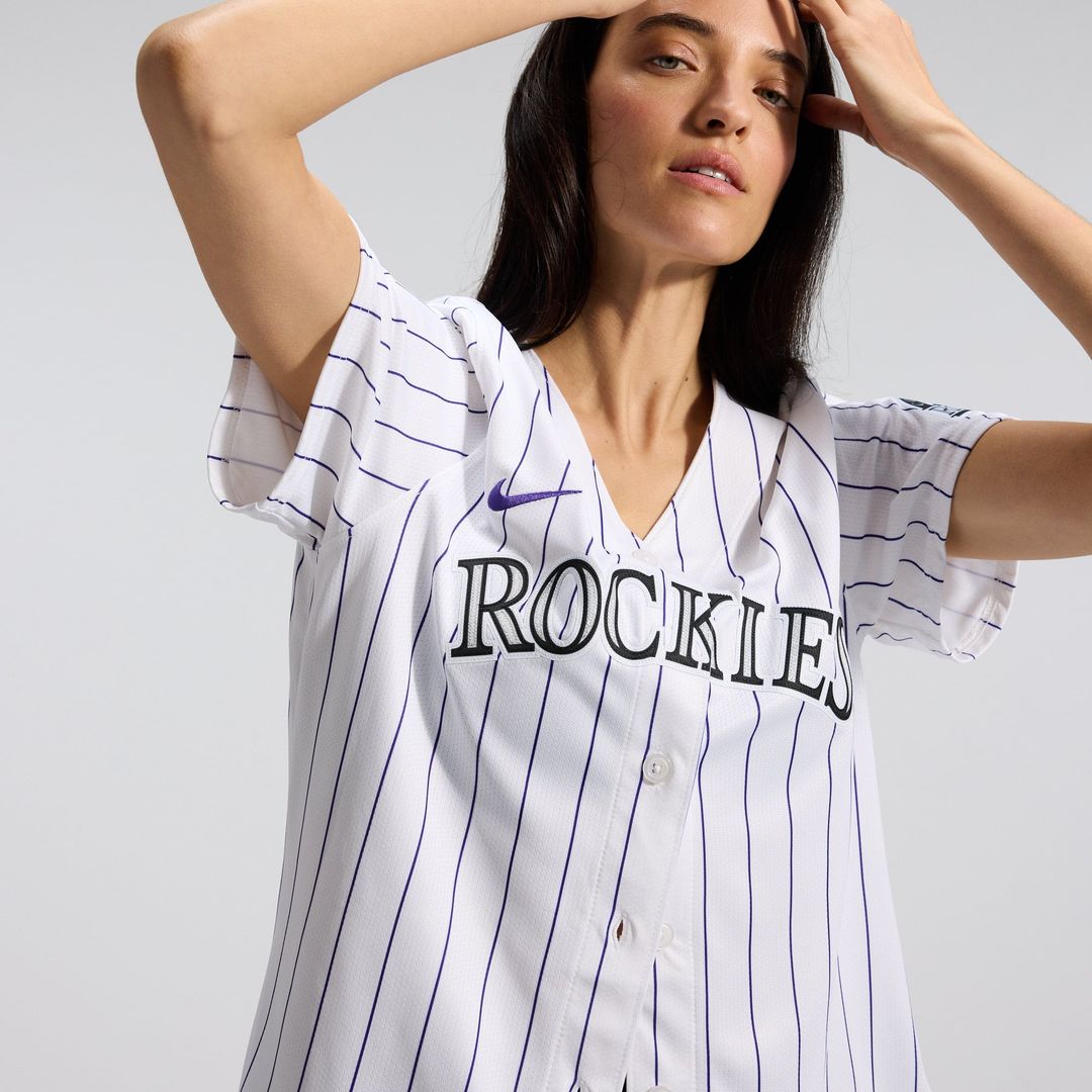 Colorado Rockies Women's Home Limited Jersey - White