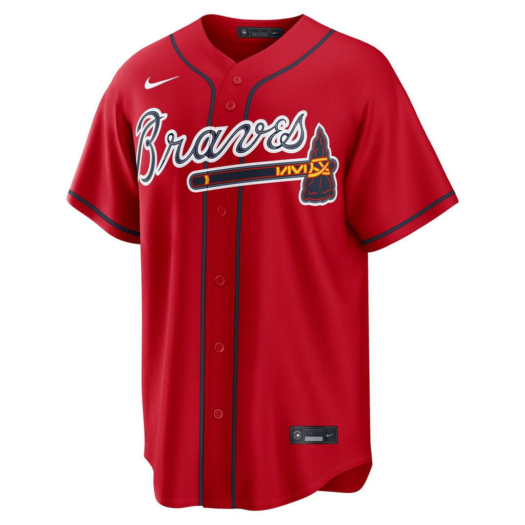 Austin Riley Atlanta Braves Alternate 2 Replica Jersey - Red