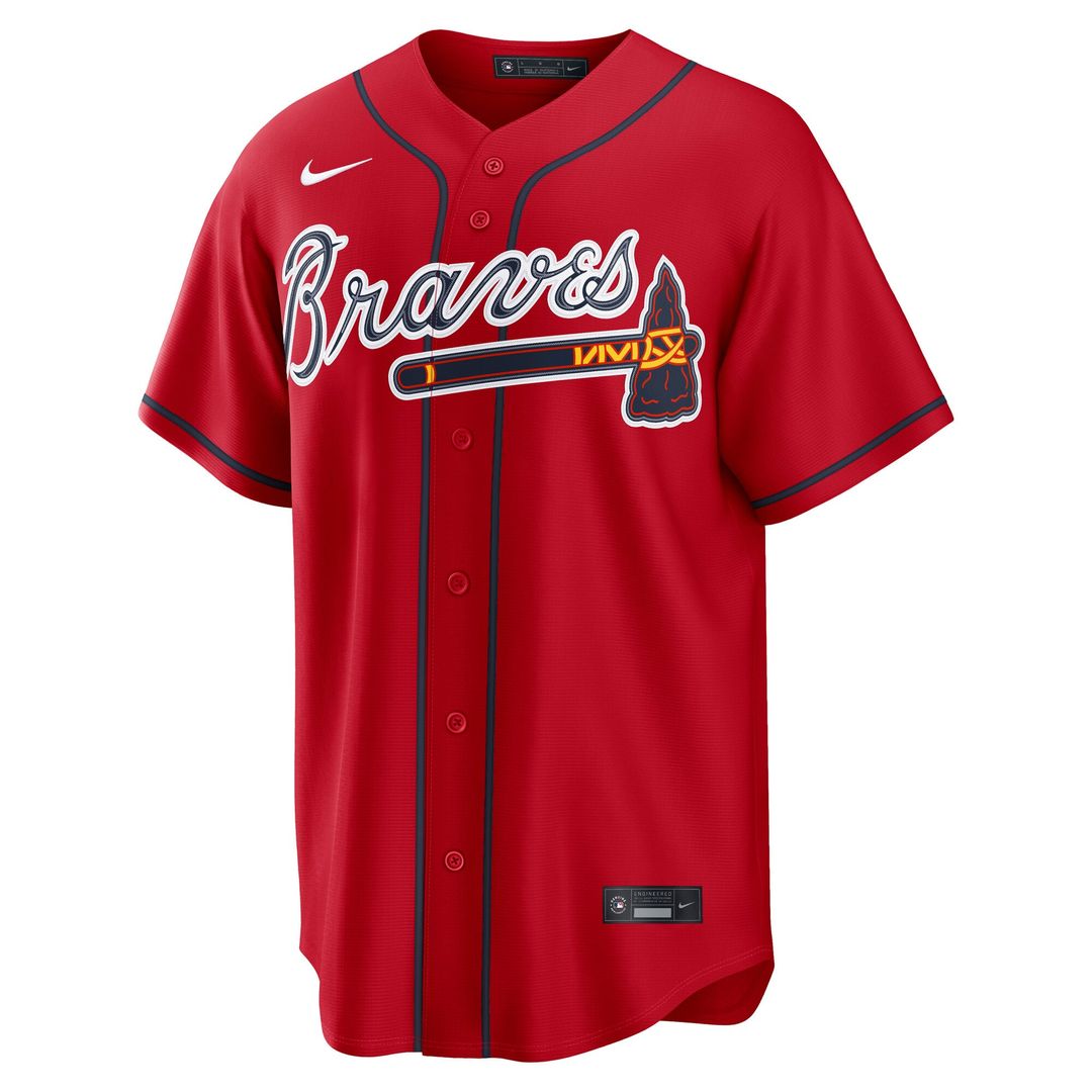 Austin Riley Atlanta Braves Alternate 2 Replica Jersey - Red