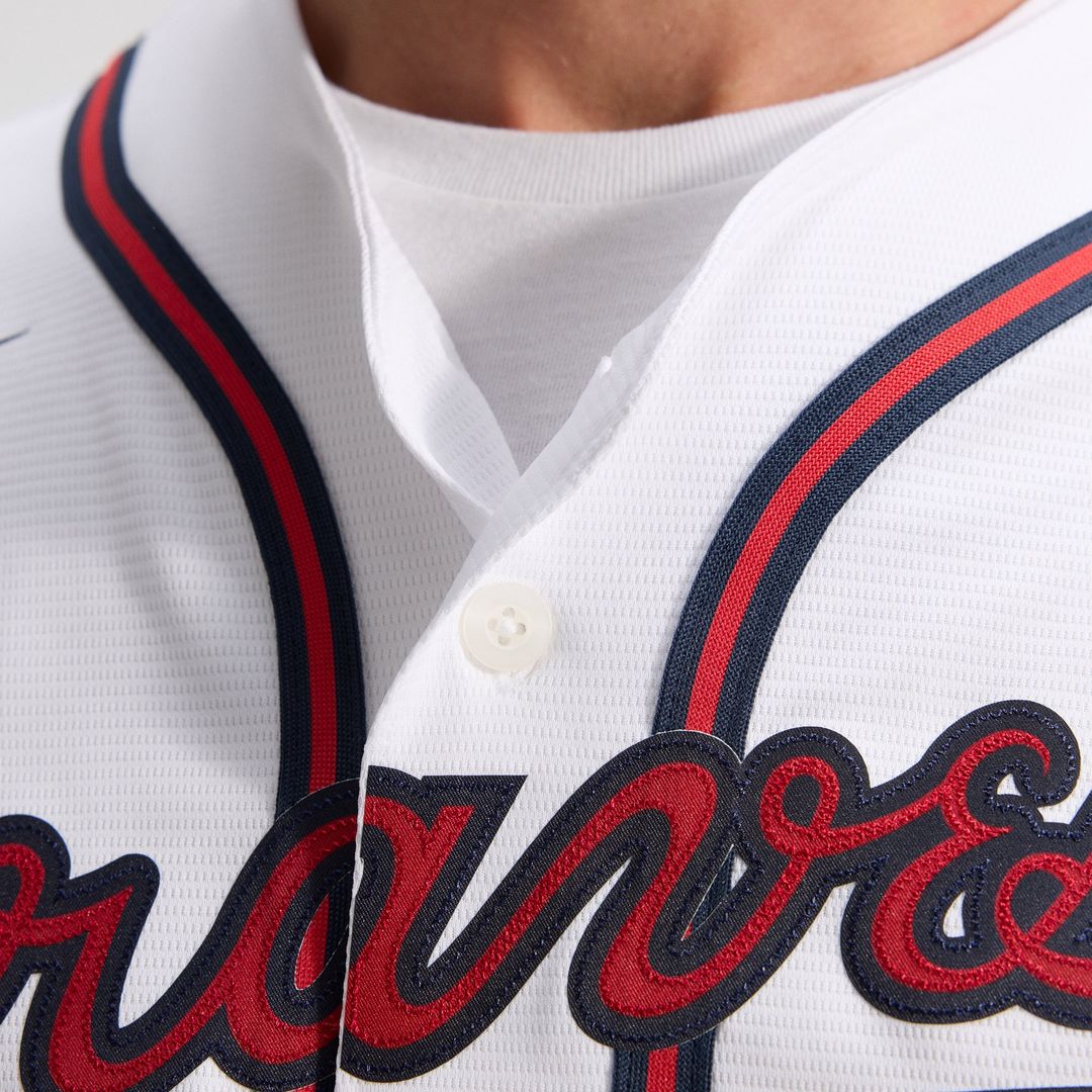 Atlanta Braves Home Replica Team Jersey - White