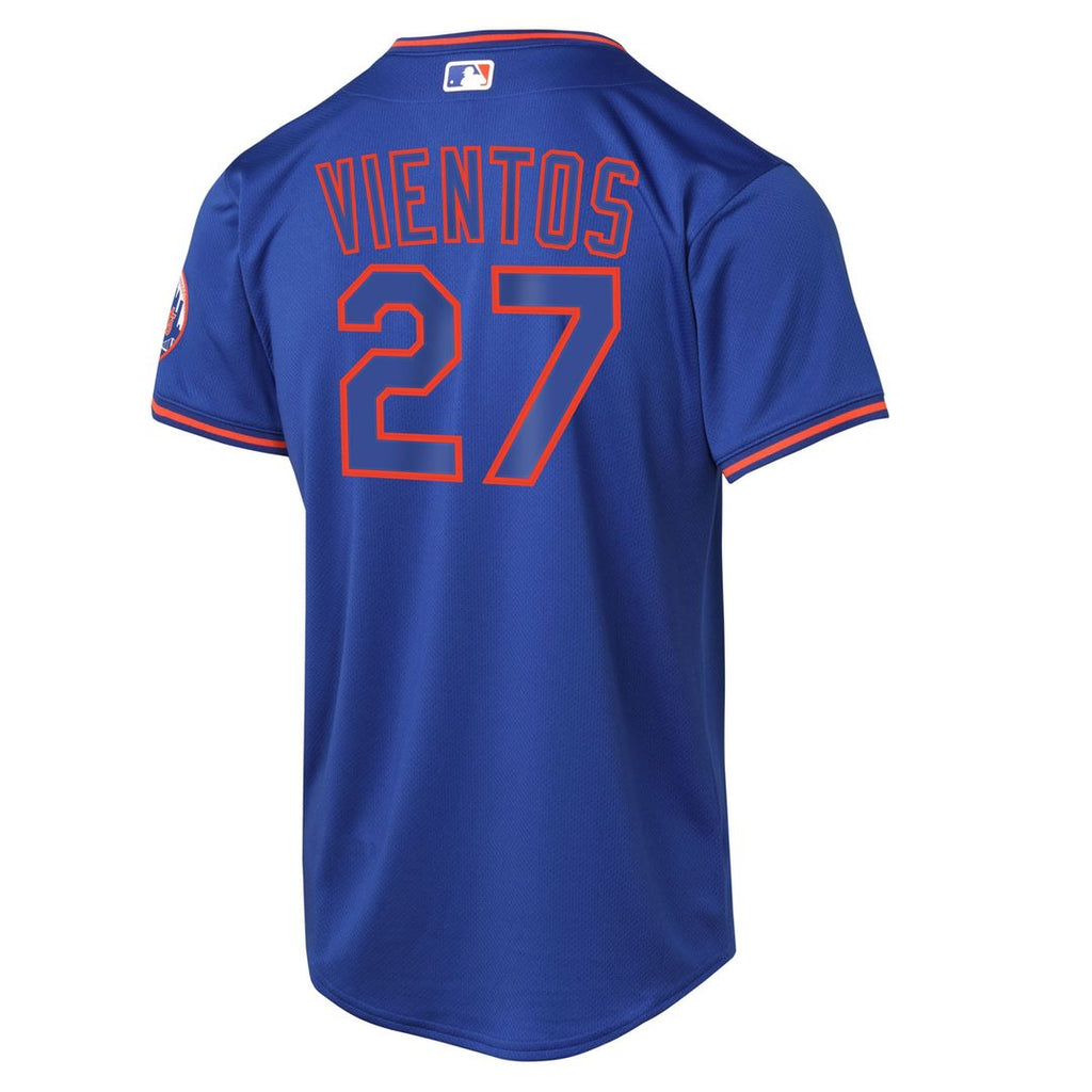 Mark Vientos New York Mets Youth Road Limited Jersey - Gray