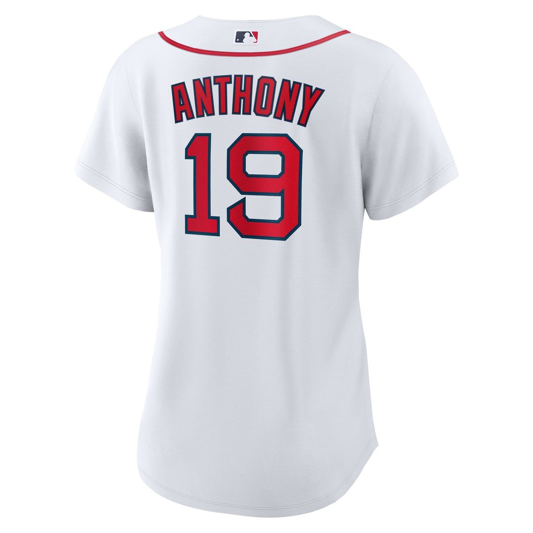 Roman Anthony Boston Red Sox Women's Home Replica Jersey - White