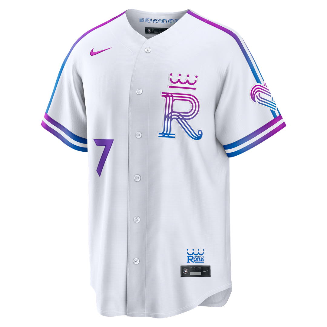 Bobby Witt Jr. Kansas City Royals 2026 City Connect Stadium Jersey - White