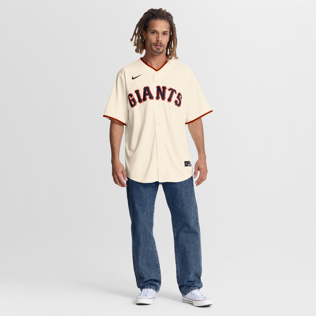 Bryce Eldridge San Francisco Giants Home Replica Jersey - Cream