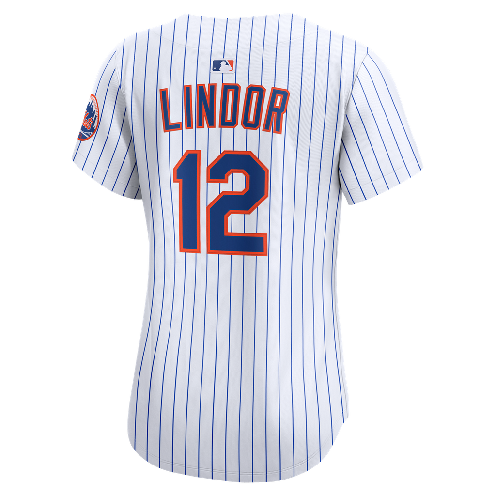 Francisco Lindor New York Mets Women's Home Limited Jersey - White