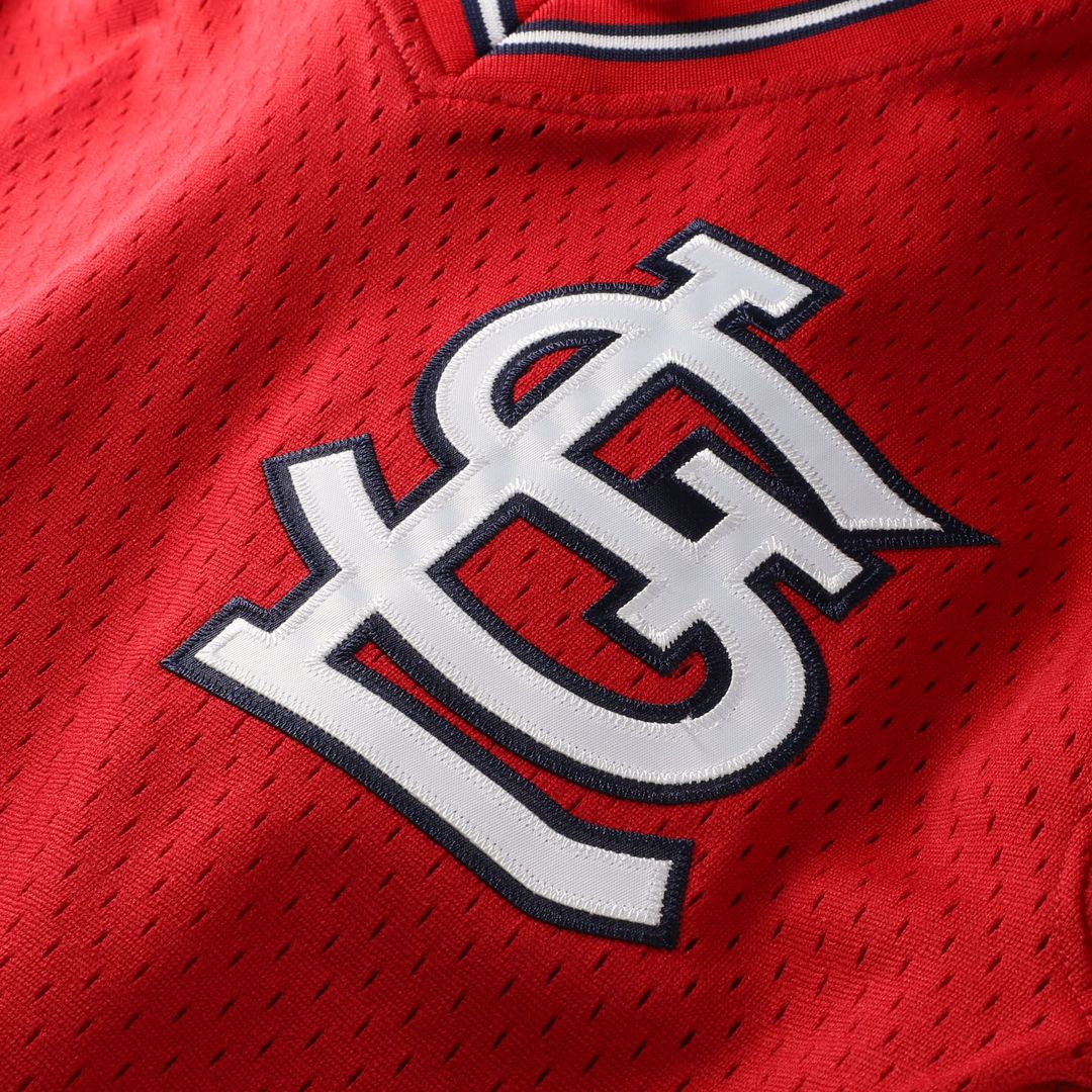 Ozzie Smith St. Louis Cardinals Youth Cooperstown Collection Mesh Batting Practice Jersey - Navy