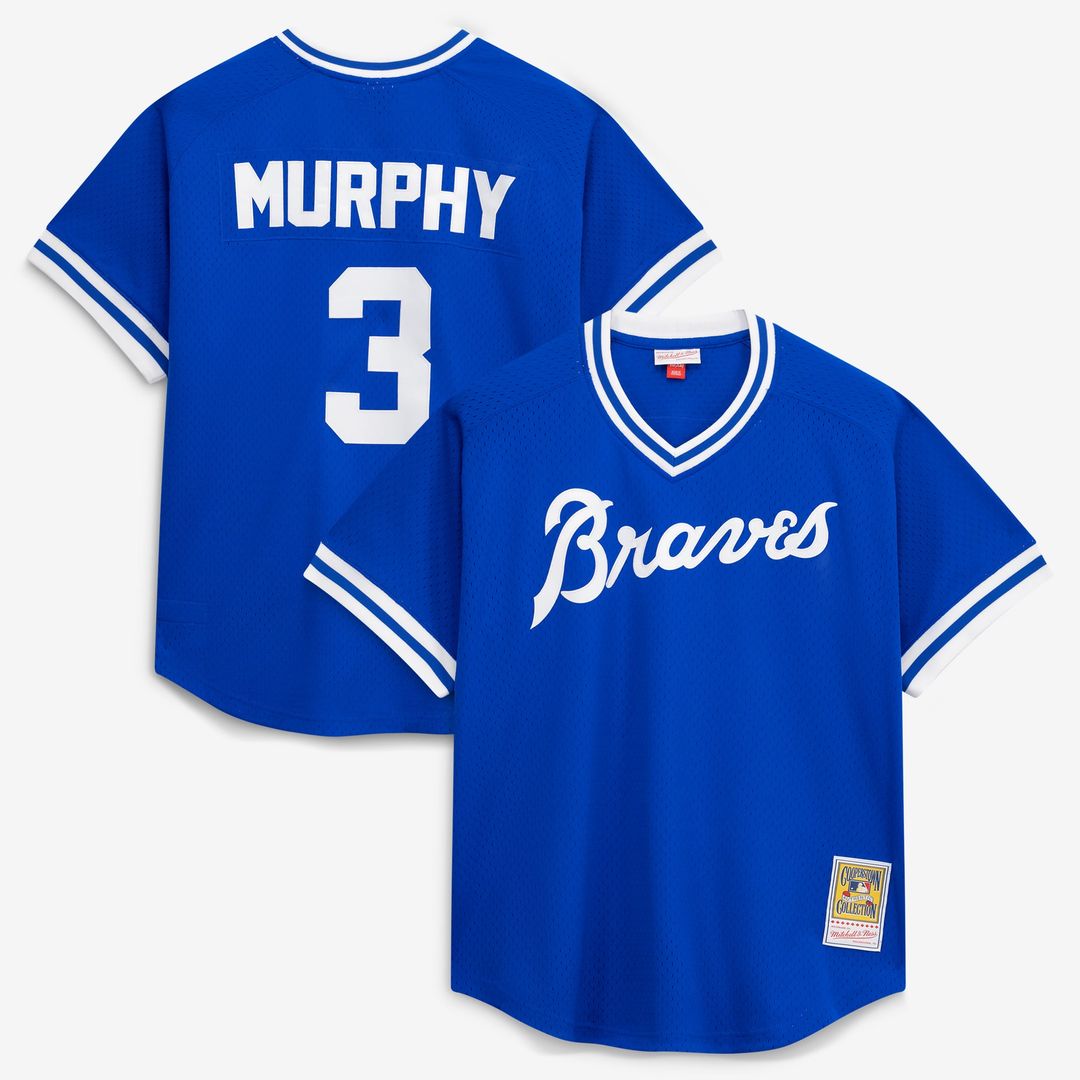 Dale Murphy Atlanta Braves Authentic Batting Practice Jersey - Royal