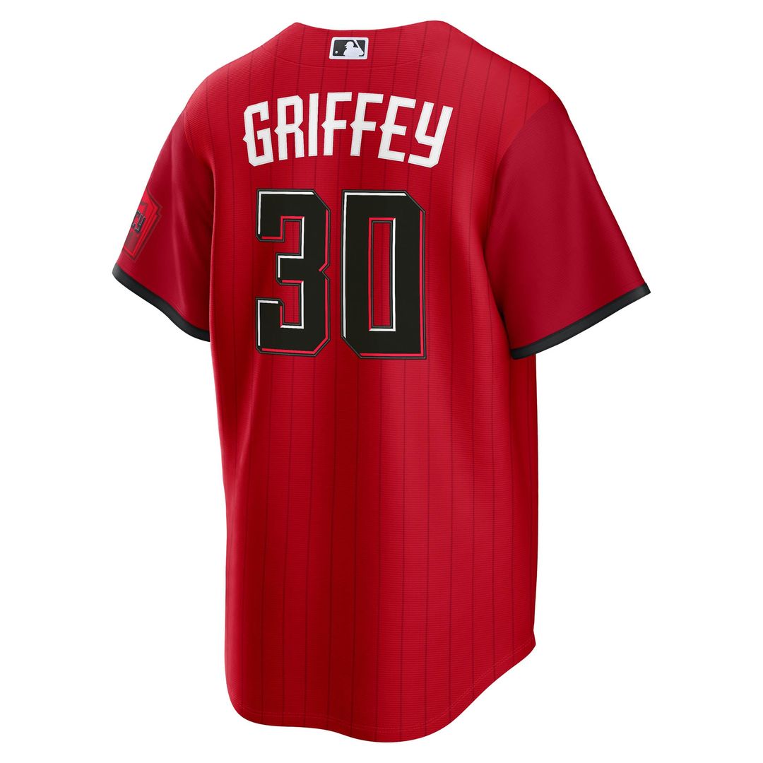 Ken Griffey Jr. Cincinnati Reds 2026 City Connect Stadium Jersey - Red