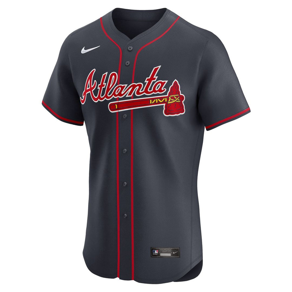Ronald Acuña Jr. Atlanta Braves Alternate Elite Jersey - Navy