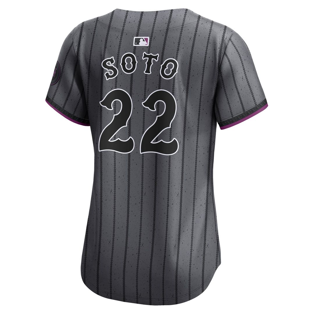 Juan Soto New York Mets Women's City Connect Limited Jersey - Gray