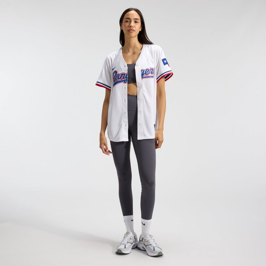 Texas Rangers Women's Home Limited Jersey - White