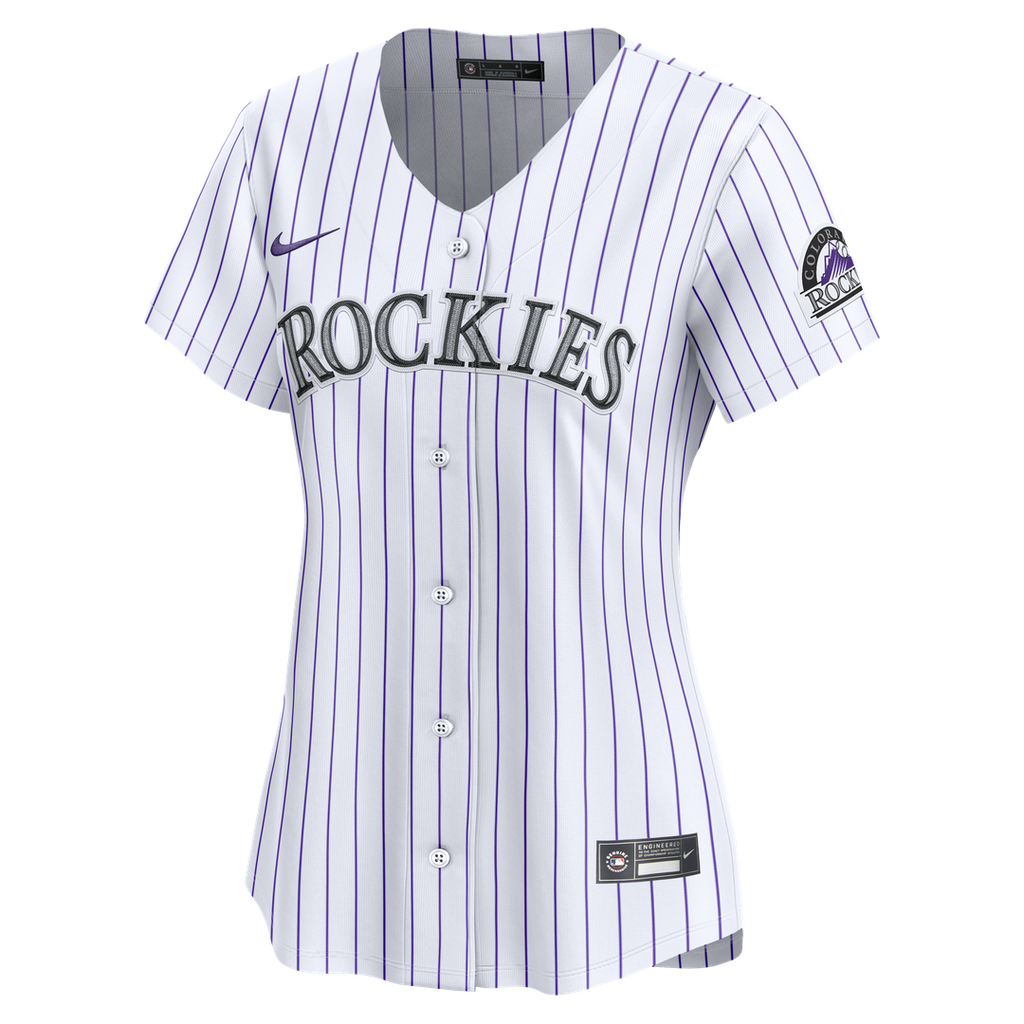 Colorado Rockies Women's Home Limited Jersey - White