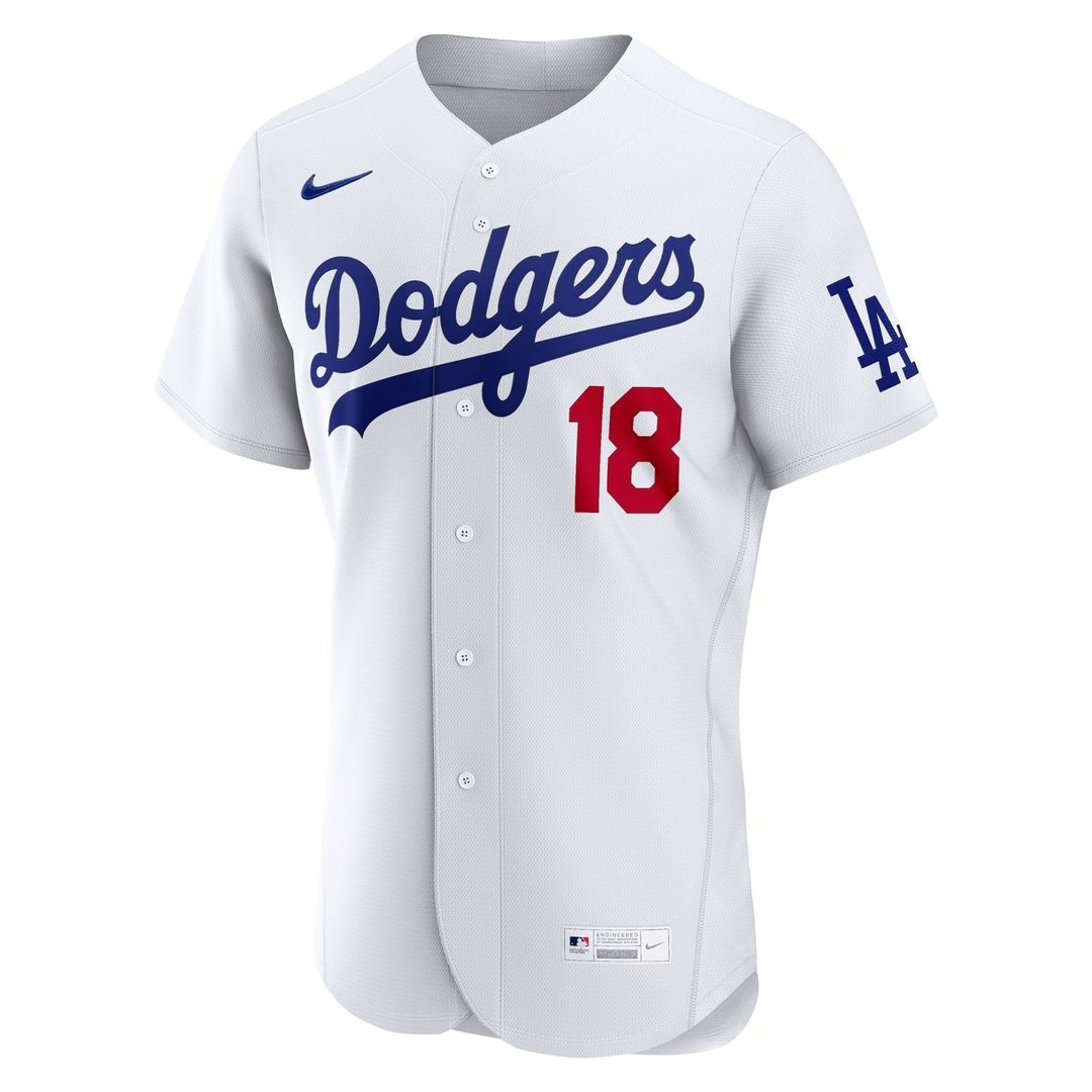 Yoshinobu Yamamoto Los Angeles Dodgers Home Authentic Jersey - White